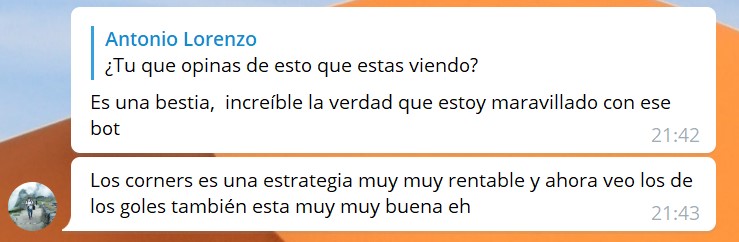 Testimonio 3 de Telegram de Rony Garay Testimonio 3 de Telegram de Rony Garay
