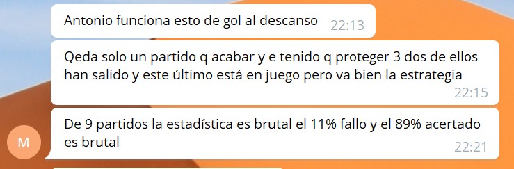 Testimonio de Telegram de Manu Testimonio de Telegram de Daniel Florencia